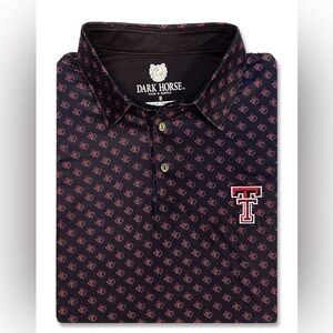 Dark Horse Texas Tech Pride Polo size XXL Golf Game Day Red Raiders
